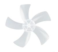 Pala del ventilatore in plastica a cinque foglie da 30,5 cm, pala del ventilatore con copertura per dado, ricambio per la circolazione dell'aria e resistenza al calore (bianco)