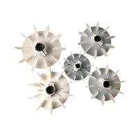 Pala della ventola del compressore d'aria 1 pz macchina monofase raffreddamento ventola foglia plastica motore elettrico copertura cuscinetto lama pompa acqua/gru(YT-160-38)