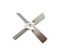 Pala di dispersione da laboratorio, Asta di agitazione for miscelatore da laboratorio a quattro pale in acciaio inossidabile 304, 45 gradi, diverse dimensioni(100mm)
