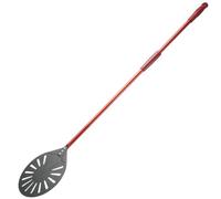 Pala for pizza perforata da 9 pollici con manico in lega di alluminio, utensili for pizza, accessori for forno per forno per pizza, cottura del pane(Short Hard Anodized)