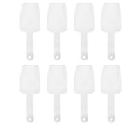 Pala ghiacciata di plastica da pazzo per farina di noci cucina usa 8 pezzi mini pala pp piccole piccole chiacchiere a popcorn a popcorn a popcorn leggera portata a faccia di grano