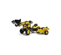 Pala gommata a pedali FALK Komatsu rimorchio nero e giallo - Nouvo