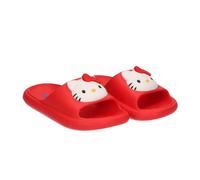 Pala Hello Kitty - Sandali estivi per bambini, 100% EVA, colore: rosso, suola leggera e flessibile, design 3D sulla tomaia per spiaggia, piscina e regalo, rosso, 30/31 EU