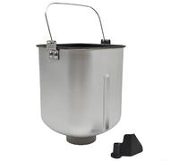 Pala Impastatrice Inclusa Cestello Pane 19.5cm Alto | Rivestimento antiaderente, lega alluminio robusta, per facile , dimensioni 14.5x14.5x19.5cm, colore nero