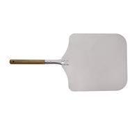 Pala in alluminio per pizza, utilizzabile anche per la cottura del pane al forno con ampia superficie di appoggio (40 x 35 cm), lunghezza totale 70 cm