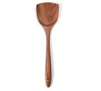 Pala in Legno da Cucina Spatola in legno a manico lungo per Cucinare Pentole(9.5x35cm)