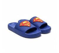 Pala - Infradito unisex per adulti, 100% EVA, con logo Superman in rilievo, leggere e comode, per spiaggia, piscina e doccia, blu, 40/41 EU