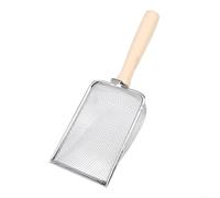 Pala integrata in rete per setacciare e miscelare il terreno durante la manipolazione del compost, la creazione di aiuole e le attività di giardinaggio in contenitori (2,0 mm)