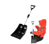 Pala invernale regolabile per bambini, con manico a D, multifunzionale per scavare la neve, strumento di pulizia portatile per auto, , giardino, campeggio, spiaggia