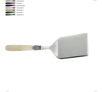 Pala lasagne georgian, Acciaio 18/10 AISI 304 Lucido manicatura acrilico perlato, lunghezza 246 mm multicolor