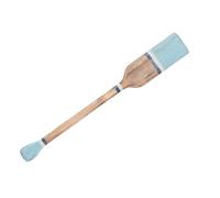 PALA MADERA NATURAL/TURQUESA