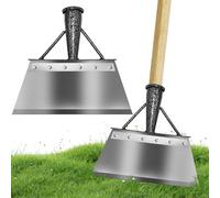 Pala Multifunzionale per La Pulizia,Pala da giardino multifunzionale per la casa,Pala per La Pulizia Del Giardino,acciaio al carbonio diserbo piantare strumento,Pala Piatta in Acciaio 28cm
