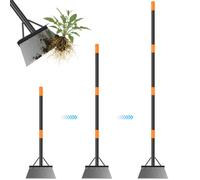 Pala multifunzione da giardino, pala per la pulizia con manico, 150 cm | Pala per attrezzi da giardino, raschietto per la pulizia del giardino, attrezzi da giardino, erbacce, diserbo