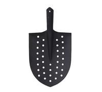 Pala multiuso in acciaio con fori per setaccio per paesaggistica e separazione ghiaia strumento setaccio terreno agricolo