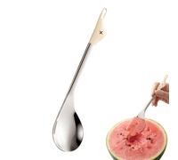 Pala per anguria, cucchiaio ergonomico portatile per zuppa, strumento sicuro per intaglio della frutta, per cantaloupe, hamimelon, dessert, verdura, burro, utensile da cucina per la casa, taglierina