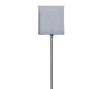 Pala per braci inox, h. 120 cm.