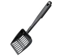 Pala per cenere in metallo per camino, con manico, per stufe a legna, setaccio per cenere, resistente al calore, per stufe a legna, barbecue