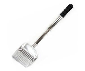 Pala per cenere per, colino per cenere, in acciaio, pala da, regolabile, per carbone e ceneri, resistente al calore, per foyer, griglia, forno, usati