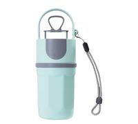 Pala per escrementi di cani, con nastro per sacchi della spazzatura, per cuccioli, animali di medie dimensioni, per esterni, giardino, prato, passeggiate, campeggio, viaggi