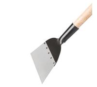Pala per la pulizia piatta, pala da giardino quadrata | pala per ghiaccio a testa piatta da giardino robusta - strumento di diserbo agricolo, non incluso, acciaio al manganese per scavare,
