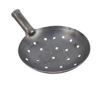 Pala per Letame Agricola in Ferro, Fori 1cm, per Esterni | Cucchiaio di Pulizia per Fango e Detriti, Manico 3, 5cm, Uso in Campagna e Canalette