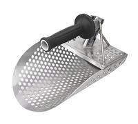 Pala per Metal Detector con Foro Esagonale in Acciaio Inossidabile per Ricerca Oro Sabbia Spiaggia Attrezzo per Cacciatori di Tesori e Cercatori Professionisti