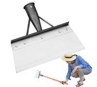 Pala per piantare diserbo agricolo, pala a testa piatta Robusto attrezzo da | Pala per la pulizia per diserbo del giardino, raccolta dello sporco nel patio, rimozione della neve 23 cm