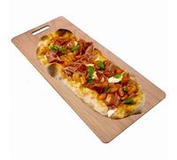 cosedacasa Pala per Pizza a Metro in Legno di Betulla Tagliere Roma Pinza Max Pizzeria ristoranti Rettangolare Made in Italy Varie Misure-Pala Pizza 120x40 cm