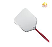 Pala per Pizza Alluminio da 32x32 con Manico in Alluminio da 200cm