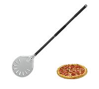 Pala per Pizza Forata: 6 Pollici Pala per Pizza Paletta per Pizza con 80cm Manico Smontabile, Pizza Accessori Paletta Pizza Lega di Alluminio, per Pizzas Pane Crostate Fatta in Casa