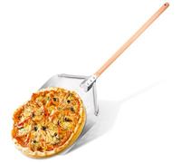 Pala per pizza in acciaio inox, per pizza e barbecue, pala per pizza, pala per pizza da 30 cm, per torte (30,5 x 90 cm)