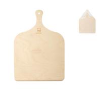 Pala per pizza in legno chiaro della marca H&H adatta ad infornare con di cm