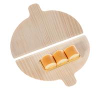 Pala per pizza in legno - Tavola semicircolare | Set di 2 pale, strumento per cuocere il pane nei, spatola per trasferimento, per pasticceria, cursore per focaccia, vassoio per cereali n