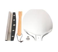 Pala per pizza, manico in legno pieghevole in acciaio inox, accessori per forno per pizza, pala per pizza, spatola per girare il pane, pasticceria, pasta, torte, cucina domestica,