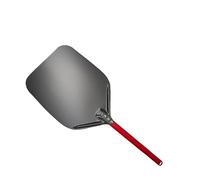 Pala per Pizza Pala for Pizza Non Perforata da 12 Pollici, Pala for in Alluminio con Rivestimento Duro, spatola for, Corta e Lunga for(12 inch 72 cm Red)