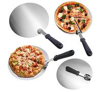 Pala per pizza, pala per pizza, paletta per pizza, pala per pizza, accessorio per pizza, in acciaio inox, 30 cm