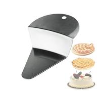 Pala per pizza - Pala per torta | Pala per pizza in acciaio inox | Pala per pizza | Pala per pizza | Spatola triangolare ergonomica per pasticceria | Pala da dessert professionale multiuso per pizza
