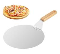 Pala per Pizza, Paletta per Pizza con Manico in Legno, Pala per Pizza Corta per la cottura della pizza fatta a mano, Forno e Barbecue per Cuocere Pane