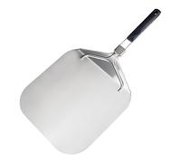 Pala per pizza - Paletta per pizza versatile con manico in legno | guscio per pizza in alluminio | pelapatate girevole con manico lungo pieghevole | spatola per pizza resistente al calore | palette di