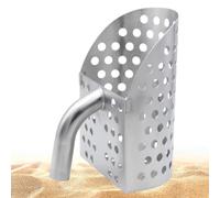 Pala Per Sabbia In Acciaio Inossidabile - Pala Per Sabbia Per Metal | Metal detector con setaccio da spiaggia | per la caccia al tesoro, la del fiume, la piscina di marea poco profonda, il
