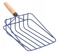 Pala per verdure KADAX in metallo, con manico in legno, forchetta per patate
