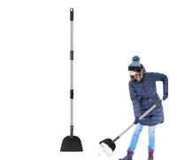 Pala Piatta - Attrezzo per Rimozione Ghiaccio a Manico Lungo,Raschiatore Neve e Ghiaccio | Per Passaggi Cortili Giardino Terrazza Balcone Paesaggistica Patio Prato Viale