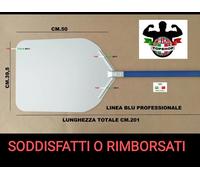 PALA PIZZA 1/2 METRO 50 X40 201CM LINEA BLU ALLUMINIO PROF TIPO GIMETAL 5 2023