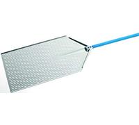 Pala pizza a metro di GiMetal in alluminio anodizzato perforata 40x60 cm con manico 1.20 mt, diametro 40x61 cm
