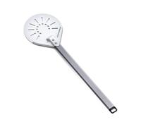 PALA PIZZA FORATA IN ALLUMINIO TONDA Ø 18 x L. 61 cm SILVER OMPAGRILL 01861