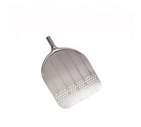 PALA DA PIZZA FORATA ALLUMINIO ANODIZZATO 32X34cm FORNO QUDRATA SENZA MANICO