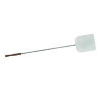 PALA PIZZA QUADRA ACCIAIO INOX 29x34cm PER FORNO A LEGNA MANICO 150cm SANDRIGARD