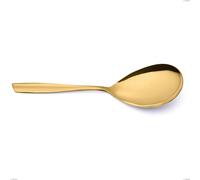 Pala riso Eleven PVD Gold, Acciaio 18/10 lucido, spessore 2.5 mm, PVD oro cromo