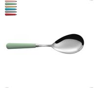 Pala riso macarons, Acciaio inox 18.10 lunghezza 268 mm manici in acrilico inox lucido multicolor