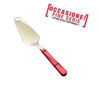 Pala Torta PERLA ROSSO 21 cm in acciaio 18/C composizione in busta di Nylon EME rosso